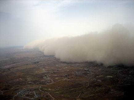 Sandstorm in the Negev